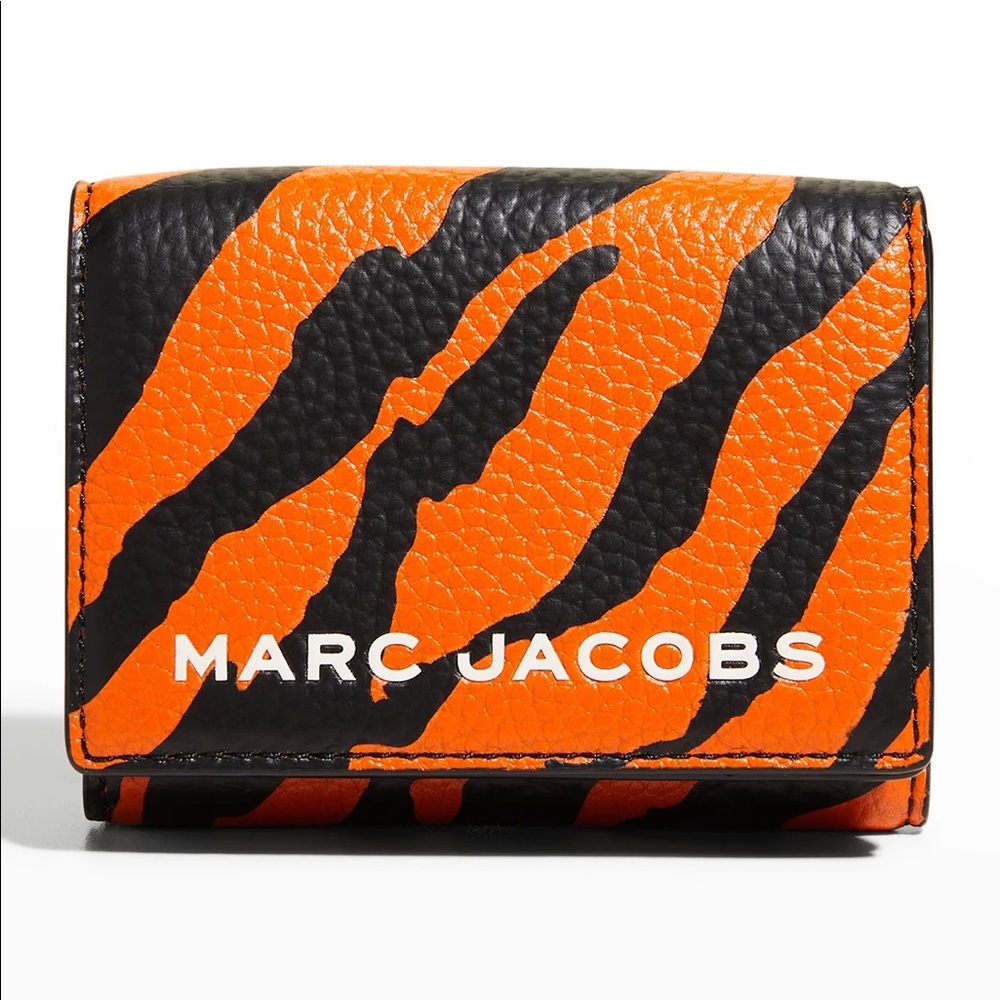Marc Jacobs Tiger Leather Trifold Wallet